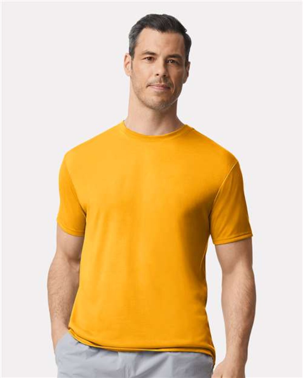 Gildan Performance Short Sleeve Crewneck T-Shirt for Gym, Workwear & Training Polyester Tee